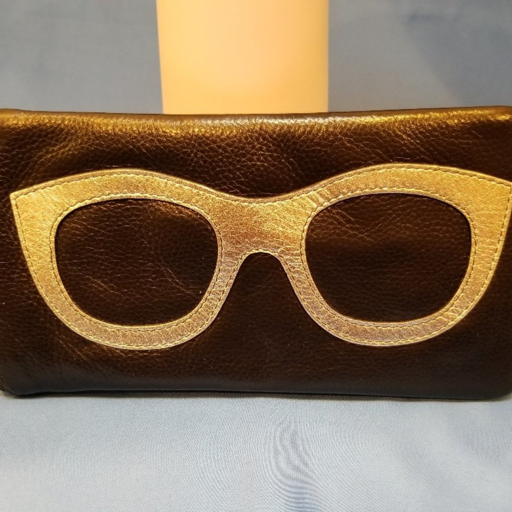 ILI Genuine Leather Eyeglass Holder Brand New